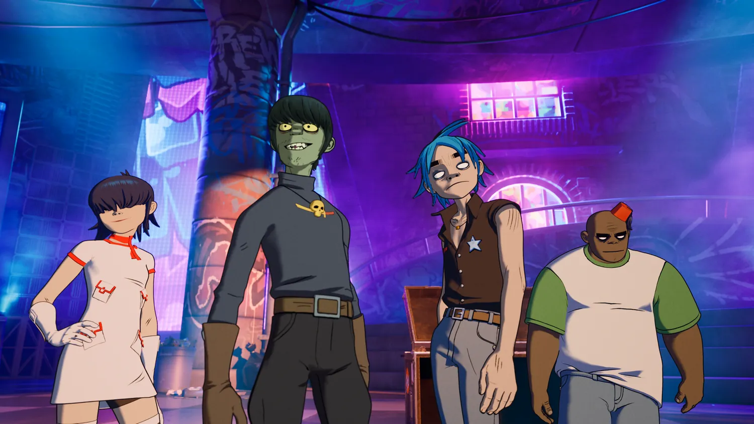 Fortnite x Gorillaz: real-time animation by Evil Eye Pictures